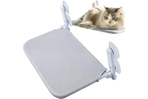 GNHG 1 pezzi copertura dell'amaca per Gatti da Finestra Pieghevole, 45 x 30 cm Amaca Gatto Finestra, Cuccia Gatto Vicino alla Finestra copertura di ricambio(Grigio)