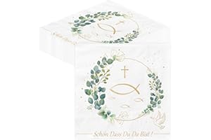 Servietten Kommunion Taufe Konfirmation Deko - 40Stück Buscando Fisch Servietten Taufe Schön Dass Du Da Bist Eukalyptus Grün Kommunion Konfirmation Tischdeko Papierservietten 33x33cm Einwegserviette