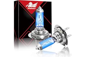 WinPower H7 100W PX26d Faro Halógeno Xenon Super Brillante Blanco Haz Alto 12V Auto Antiniebla Moto 2Pieces