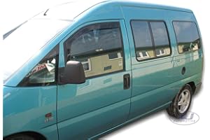 J&J AUTOMOTIVE | Heko Deflecteurs d'air Déflecteurs de Vent Compatible Avec Jumpy 1996-2007, Ensemble 2 pi?ces, Aérodynamique, Montage facile