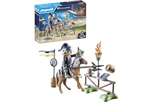 PLAYMOBIL Novelmore 71297, Giostra Medioevale giocatto per Bambini dai 5 Anni