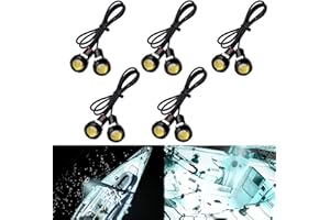 Electrely Luce di Navigazione per Barche, 10 Pezzi 12V Marine Boat Yacht Luce a LED Lampada di Prua Laterale per luci di Prua e di Poppa, luci per Kayak Luce Subacquea