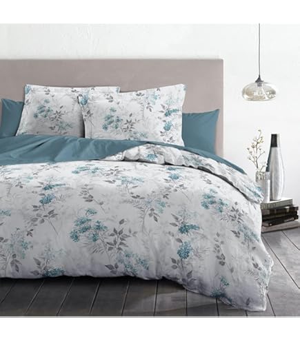 Istyorning Set Copripiuino In Tinta Unita, Orbido E Di Alta Qualità, 100% Cotone Egiziano A - Foto 5