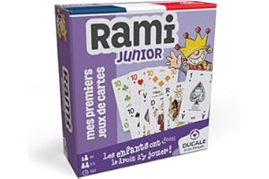 La Ducale - Rami Junior - Apprendre à jouer au rami - Jeu de cartes enfant et famille - 2 à 6 joueurs - Dès 6 ans - Fabriqué en France