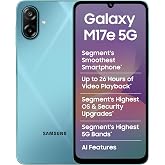 Samsung Galaxy M17e 5G Mobile (Blitz Blue, 4GB RAM, 128GB Storage, Monster 6000mAh Battery) | 120 Hz Refresh Rate | IP54 Rati