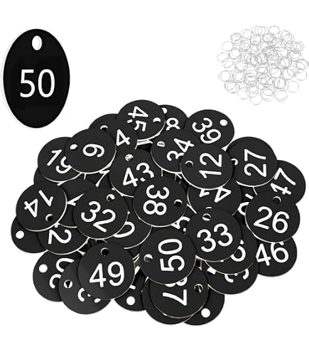 Autocollants Numérotés 1 à 100 - Lot De 10 Feuilles - Étiquettes Adhésives Grand Format - Pour Organisation