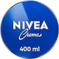 NIVEA Creme Tin Moisturizing Cream, Provides Intensive Protective Care for Soft and Supple Skin, Ideal for Daily Use as a Face, Hand, or Body, 400ml