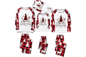 Oriental eLife 2025 Christmas Pyjamas Matching Sets for Pjs Pajamas Set Women Men Kid Boy Girl Xmas Tree Sleepwear Nightwear Jammies Outfits Soft Gifts Presents Family Portrait Photo Group Photograph
