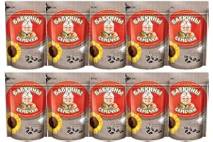Sonnenblumenkerne Babkiny geröstet gesalzen 10er Pack (10 x 250g) 1 Karton sunflower seeds семечки бабкины