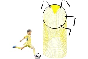 VOOVEN Football Net, Football Target Net, Football Target Practice, Top Bins, Foldable Football Goal Net, Used for Football Training Goals, Children's Training Equipment