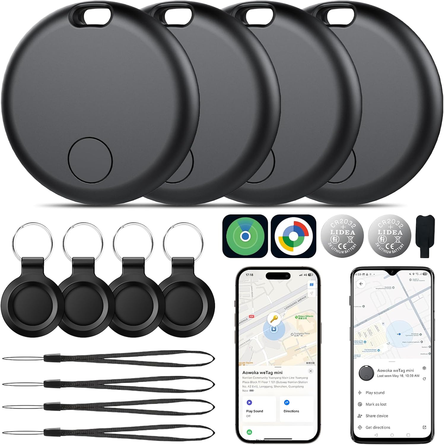 Kompakter Einkaufsberater : 2026 Upgrade Dual System Air Tracker 4er Pack