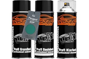 TRISTARcolor Billack sprayburkar för Peugeot EDP Blue Obsession Metall. +1K