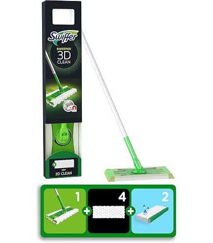 6 Lingettes Réutilisables Pour Serpillière (Type Swiffer) - Microfibre Lavable 25,5x11,5 Cm - Humide & Sec