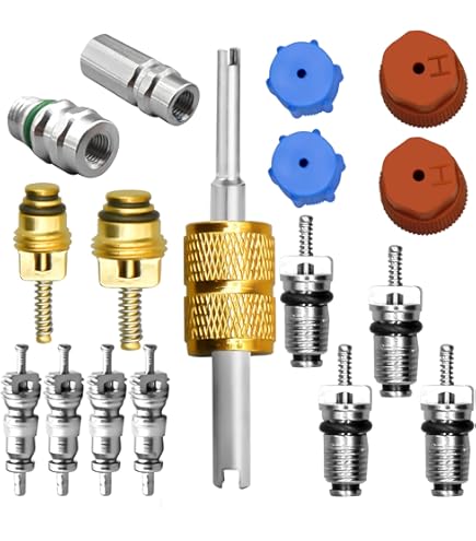 Kit 103 Pièces Climatisation Auto ThreeH - Noyaux De Valve R134A, Outils De Remplacement