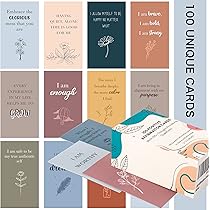 50 Pezzi Carte Motivazionali,Cazioni Motivazionali di Incoraggiamento