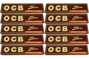 OCB 10 x oblekt jungfru slim King Size Papers oblekta blad