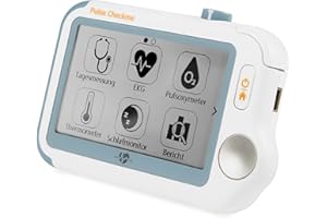 Pulox by Viatom Checkme Pro Moniteur ECG portable avec oxymètre de pouls, thermomètre Vitalcheck