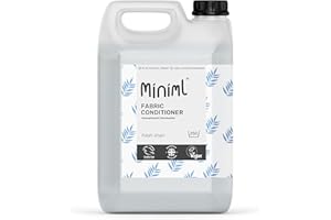 Miniml Eco Fabric Softener & Conditioner 5L Refill - Fresh Linen Scented All Natural Fabric Softener for Sensitive Skin - 100% Vegan & Cruelty Free (250 Washes)