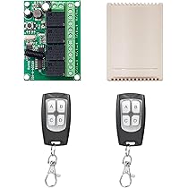 QIACHIP 433 Mhz RF 12 V Afstandsbediening Relais Schakelaar 1CH DC 24 V 30 V Draadloze Relais Module Momentary EV1527 Voor garagedeuropener, auto sleutelhanger