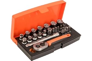 Bahco SL25 25 Piece 1/4" Drive Socket Set (SL25)