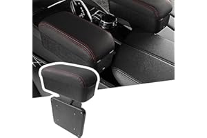 SHAOHAO accoudoir voiture universel Boîte d'accoudoir Universelle accoudoir voiture Support de coude, Hauteur Confortable Console Centrale réglable et Confortable accoudoir clio 5 accoudoir voiture