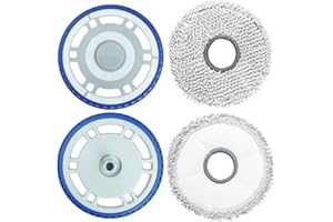 S YTALAND Ytaland Lot de 2 supports de balai de rechange pour aspirateur robot Ecovacs Deebot T30 Pro Omni/T30 Omni/T30S/T30S Combo Accessoires Lavables