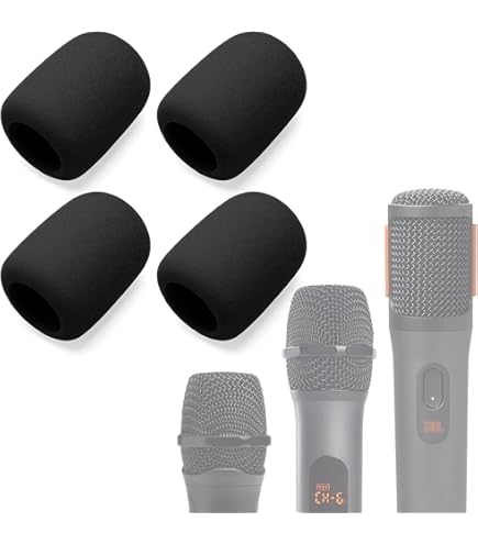 thumbnail image 2 of Microphone Windshield Mic Windscreen 10-Pack Black Foam S - 30mm X 8mm For Headset Mics | Windscreen Pop Filter Headset Mic Foam Cover Mic Cover 2 of 12