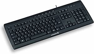 Cherry Evolution Stream Corded Multimedia Tastatur USB+PS/2 schwarz