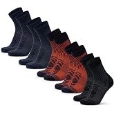 DANISH ENDURANCE Lightweight Anti-Blister Hiking Socks, 1 and 5 Pack