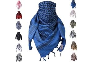 DEAGLE Shemagh scarf men & women tactical 100% cotton military head neck wrap shawl motorcycle hiking paintball face mask 42”x42”