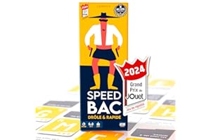 ATM Gaming Speedbac - Jeu de société Famille et Amis - Parfait pour Mettre l'ambiance - 2 à 7 Joueurs - Grand Prix du Jouet 2024
