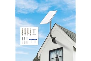 TYEYOBER Kit de montage Internet StarLink, support StarLink V2, pour le support de poteau Starlink, support de toit StarLink réglable, adaptateur de montage Starlink, support StarLink V2 Dish High Performance