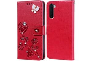 BIIULHCI Custodia Cover per Oneplus Nord,Premium Flip Pelle per Oneplus Nord PU Portafoglio Magnetica Libro con Slot Schede,Supporto Stand, Interno TPU Protezione Portafoglio