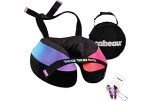‎CABEAU Cabeau Evolution TNE S3 Reisekissen - Nackenkissen für unterwegs - Memory-Foam-Flugzeugkissen - Nackenkissen mit Befestigungsriemen - Unterstützung für Reisen, Zuhause, Büro und Gaming (Amsterdam)