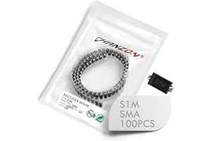 (Lot de 100 pièces) Chanzon Diode de redressement S1M SMD 1A 1000V SMA (DO-214AC) 1 Ampère 1000 Volt Diodes électroniques au silicium