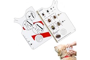 AVIGERS 2 Stück Zeckenkarte mit Lupe für Mensch, Kinder, Hund und Katze, Zeckenkarte für Menschen für Outdoor, Camping und Haustiere, Tick-Karte sanft Zecken vom Haustier oder Menschen entfernen