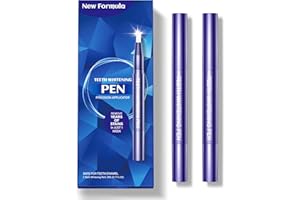 QUNLER Teeth Whitening Pen (2 Pens): No Sensitivity Teeth whitening Gel Quick Drying Formulated- Teeth whitening kit Teeth Whitener - Tooth Whitening Pen for Adults for Adults-35 Nightly Treatments