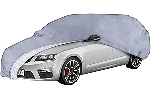 WALSER Bâche pour Voiture All Weather Premium 31052 enduite de PVC, résistante aux intempéries, imperméable, Protection UV, Bâche Complet