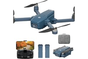FAKJANK F405 GPS Drohne mit Kamera 4K, Faltbare FPV RC Quadcopter mit Bürstenloser Motor, Smart Rückkehr, 5GHz Übertragung Drone für Anfänger mit Optische Fluss Positionierung, 2 Batterien