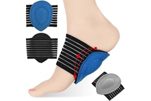 Abeillo Lot de 2 bandages de voûte plantaire, réglable, pour le métatarse, pour hommes et femmes, pour soulager la fasciite plantaire et les douleurs de la voûte plantaire (bleu)