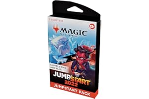 MAGIC THE GATHERING Magic: The Gathering Zestaw wzmacniający Jumpstart 2022 (Wersja Angielska) | 2 zestawy (40 kart) | Szybka gra dla 2 graczy