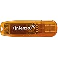 Intenso 3506460 64 GB Rainbow USB 2.0 Flash Drive - Orange