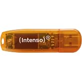 Intenso Rainbow Line USB bellek 64GB Turuncu 3502490