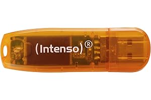 Intenso Rainbow Line 64 GB USB-Stick USB 2.0 Orange