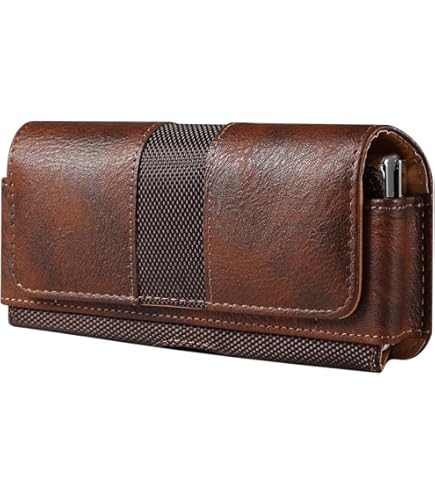 For Huawei Mate 20X,Honor 8X Max Holster,Leather Belt Case With Clip Cell Phone Pouch Holder For Asus ROG Phone II ZS660KL,ROG Phone 3,ROG Phone 3 Strix,for Sony Xperia 10 Plus,Xperia 1