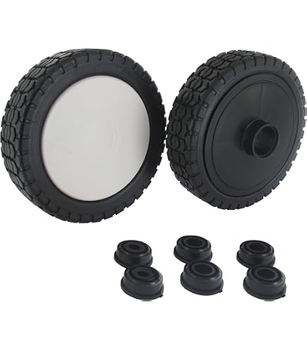 Lot 2 Roues Avant Robot Tondeuse Bosch Indego 300 350 400 500 700 - PETG, Roulements à Billes, Fabrication Allemande