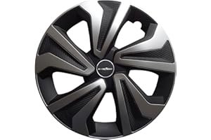 Goodyear Copricerchi 15" pollici Serie/Kit nero grigio Copricerchi Auto GOD9085