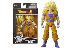 BANDAI - Dragon Ball Super - Figurine Dragon Stars 17 cm - Super Saiyan 3 Goku - Licence Officielle Dragon Ball - Figurine articulée Super Saiyan 3 Goku - Jouet Enfant 4 Ans et + - 36184