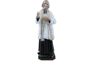 Proposte Religiose Figurka św. Jana Marii Vianney, wysokość 30 cm, ręcznie malowana