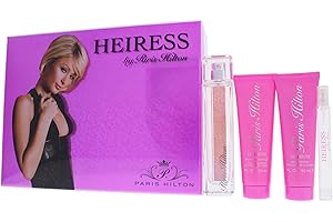 PARIS HILTON Heiress Gift Set EDP + Pen Spray + Body Lotion + Shower Gel
